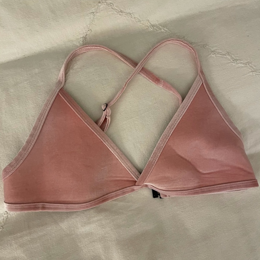 pink velvet hoaka bikini - Picture 3 of 8